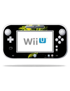 Piel Adhesiva MightySkins para Controlador Wii U Dragón Neón