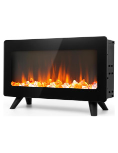 Calefactor Eléctrico FLAME&SHADE 750/1500W Chimenea 3D