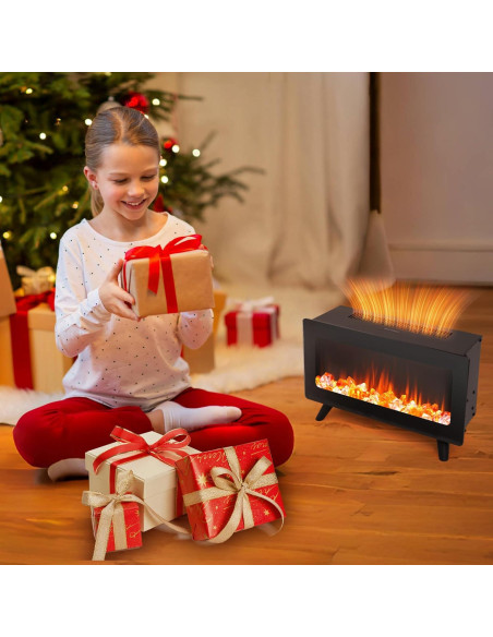 Calefactor Eléctrico FLAME&SHADE 750/1500W Chimenea 3D