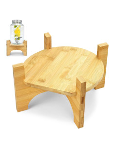 Soporte para Dispensador de Bebidas DD&HAPP Bambú Natural