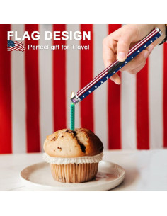 Encendedor Eléctrico SUPRUS Recargable USB Tipo C Bandera 2