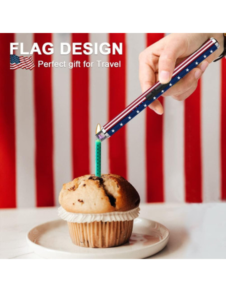 Encendedor Eléctrico SUPRUS Recargable USB Tipo C Bandera