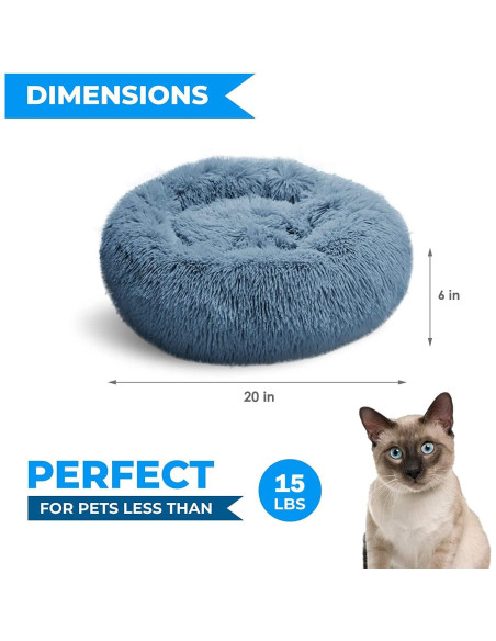Cama para Gatos Whiskers & Friends 50.8 cm Lavable Suave