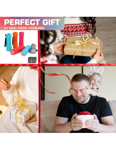 Linterna de Mano EverBrite 9 LED Paquete de 6 Colores