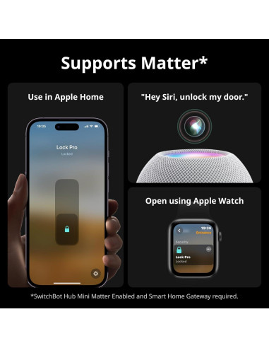 Cerradura Inteligente Pro SwitchBot + Batería Recargable