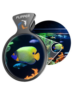 Lupa Flipper DeepSee 7,62 cm para Acuarios de Agua Dulce