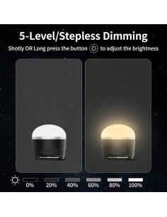 Linterna de Camping LED TOHETO 1000LM RGB Recargable IPX5 2