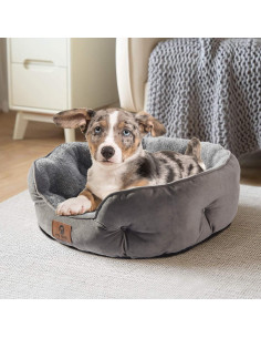 Cama Mediana Asvin para Perros y Gatos Gris 63,5 cm 2