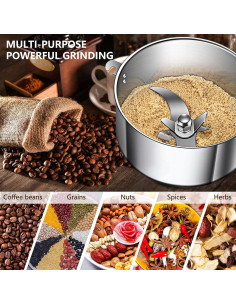 Molino de Granos LEJIEYIN 750g Eléctrico Acero Inoxidable 2