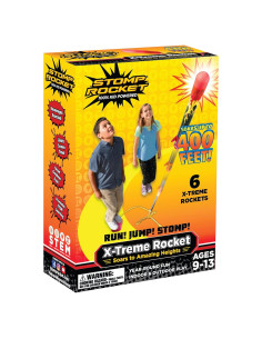 Lanzador de Cohetes Stomp Rocket X-Treme 6 Cohetes 121,92 m