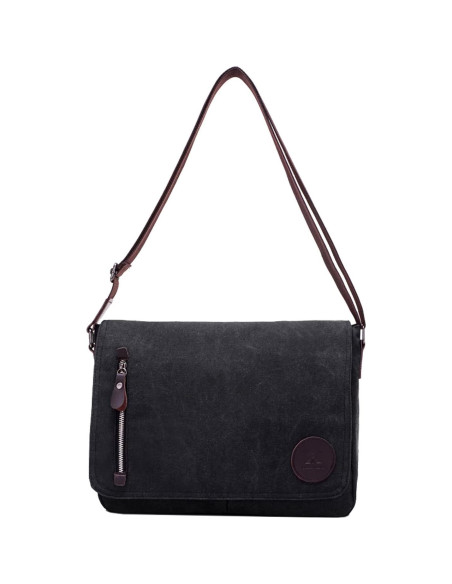 Bolsa Mensajera Lona Unisex Xr1231 33.78 cm Vintage