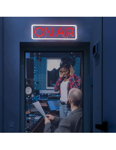 Cartel Neon On Air BK-Neon Life 42.5x14.5 cm LED 2