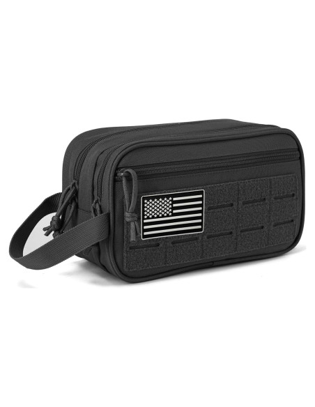 Bolsa Táctica de Aseo QT&QY para Hombres 26.4x10.9x15cm