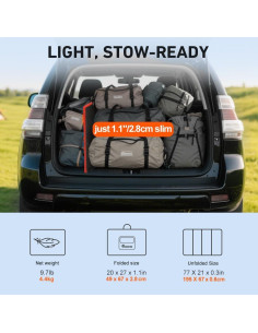 Panel Solar Plegable DOKIO 220W 12V Monocristalino 2