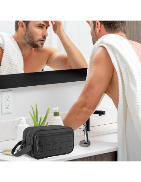 Bolsa Táctica de Aseo QT&QY para Hombres 26.4x10.9x15cm