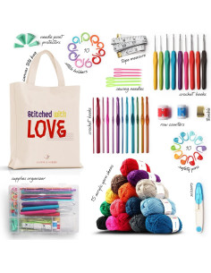 Kit de Crochet Hearth & Harbor 73 Piezas para Principiantes 2