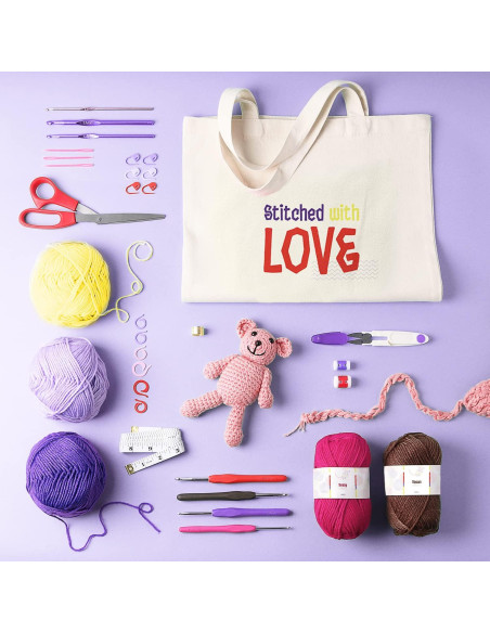 Kit de Crochet Hearth & Harbor 73 Piezas para Principiantes