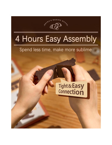 Kit de Casa en Miniatura Rolife DG con Luces LED 21.6x17.8cm