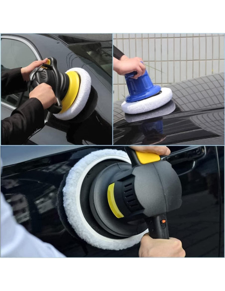 AICEL Kit 9 Piezas Almohadillas de Pulido para Coche