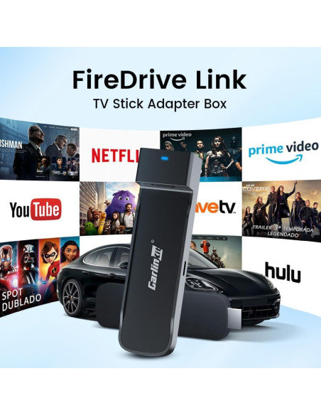Carlinkit FireDrive Link - CarPlay a HDMI para Fire TV