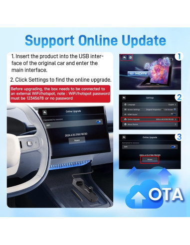 Carlinkit FireDrive Link - CarPlay a HDMI para Fire TV