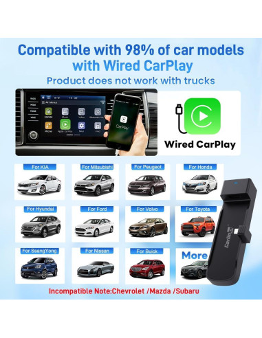 Carlinkit FireDrive Link - CarPlay a HDMI para Fire TV