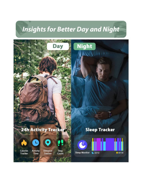 Reloj Inteligente Tensky 1.8" Bluetooth con Alexa y Fitness