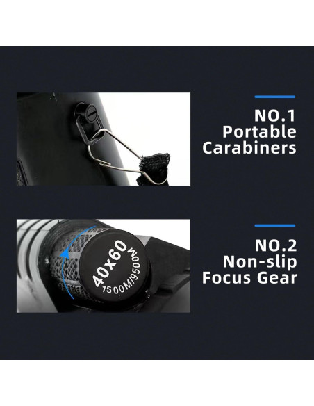 Telescopio Monocular Asaisje 40x60 Compacto Impermeable