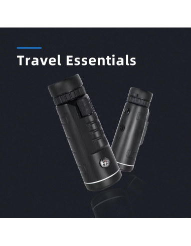Telescopio Monocular Asaisje 40x60 Compacto Impermeable