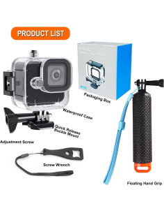 Caja Estanca BO&DQQ para GoPro Hero 11 Mini 60M Negra 2