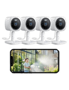 Cámaras de Seguridad Hugolog 3K 5MP con Visión Nocturna