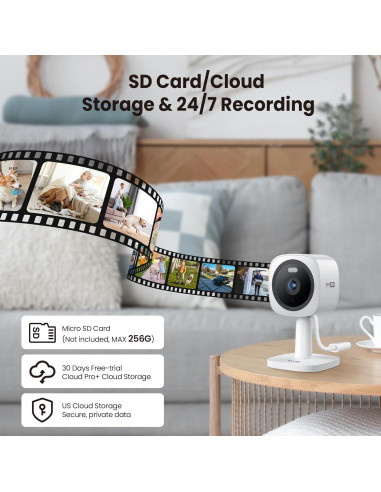 Cámaras de Seguridad Hugolog 3K 5MP con Visión Nocturna