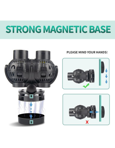 Bomba de Circulación FREESEA 100,73 L/min Sumergible Negra