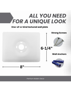 Placa de Pared Rectangular Adorna Uno para Termostato Google Nest 2020 2