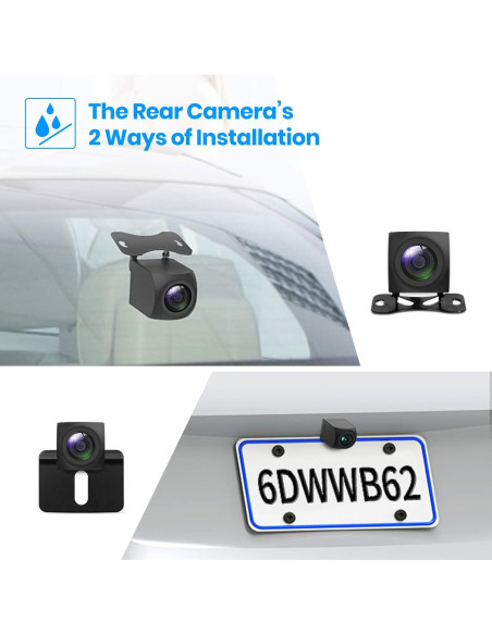 Cámara de Espejo Retrovisor AUTO-VOX T9 9.35" 1080P con Grabación