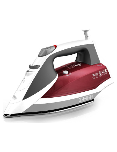Plancha de Vapor BLACK+DECKER IR2050 Estándar Roja 1.13 kg