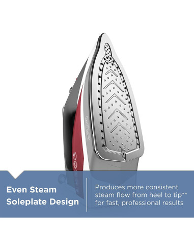 Plancha de Vapor BLACK+DECKER IR2050 Estándar Roja 1.13 kg