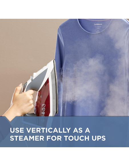 Plancha de Vapor BLACK+DECKER IR2050 Estándar Roja 1.13 kg