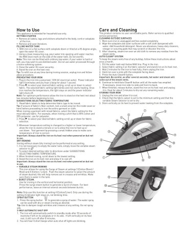 Plancha de Vapor BLACK+DECKER IR2050 Estándar Roja 1.13 kg