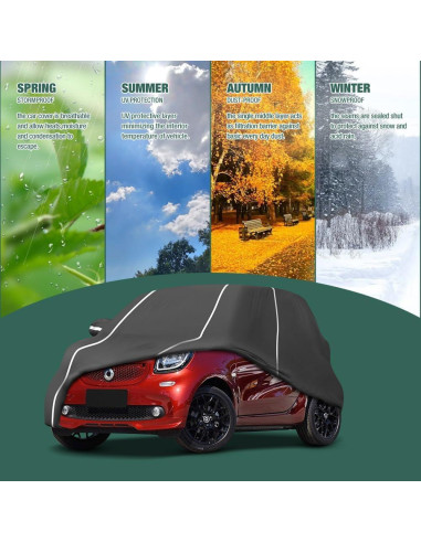 Cubierta de Coche BERKSYDE para Smart Fortwo 2007-2022