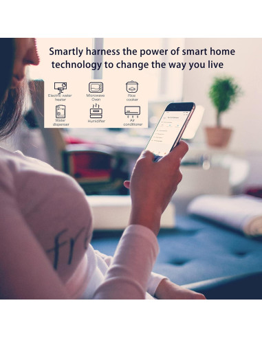 Enchufe Inteligente Mini Yvvpiupu Paquete de 4 Wi-Fi