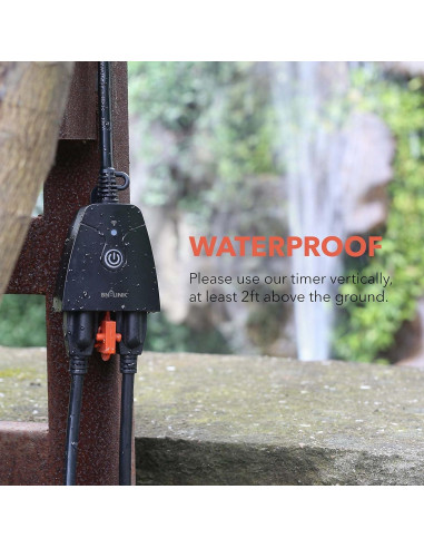 Enchufe Inteligente Doble BN-LINK para Exterior IP44