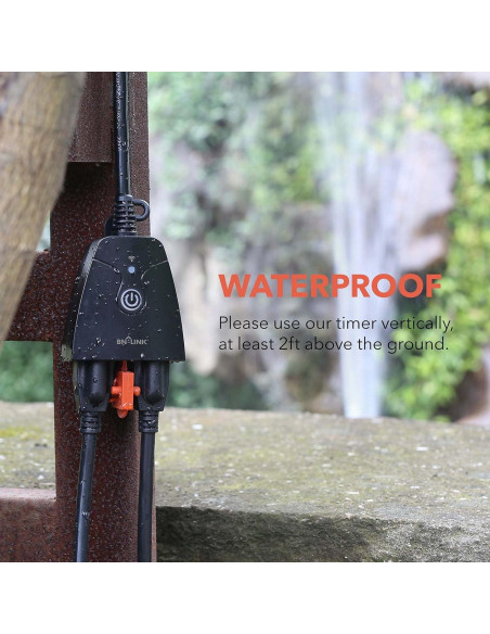 Enchufe Inteligente Doble BN-LINK para Exterior IP44