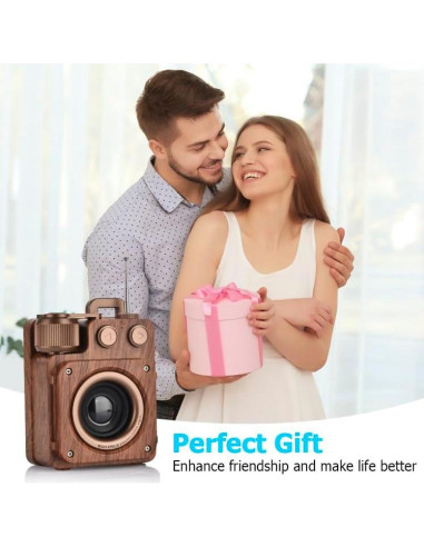 Altavoz Bluetooth Retro XYNGU A16 Inalámbrico con Radio FM