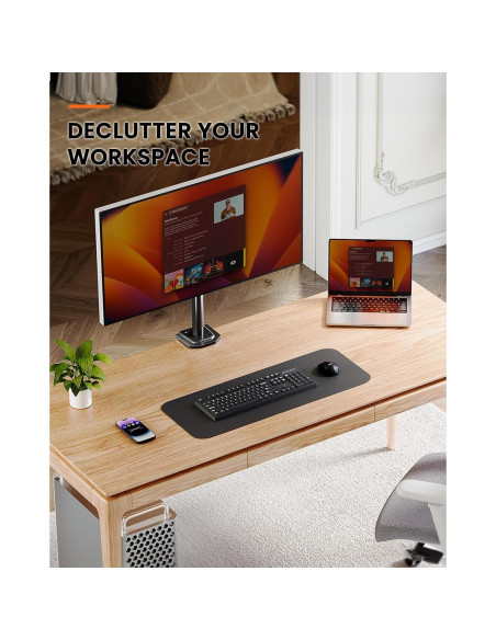 Soporte de Monitor Ergear EGCM12 Ajustable 13-32" Negro