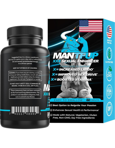 Potenciador Sexual ManTFup | Aumenta Testosterona y Placer