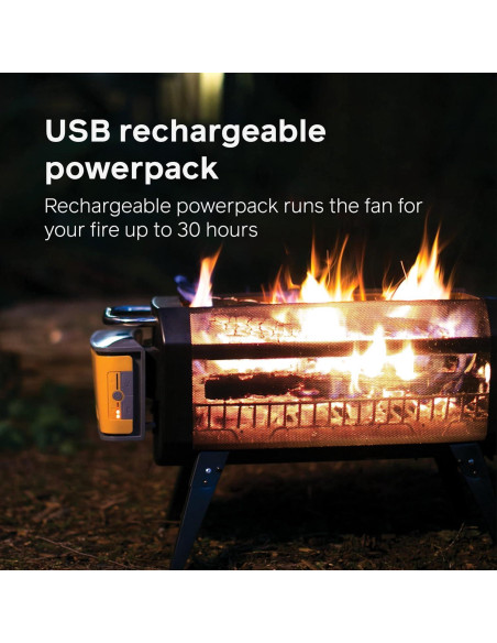 BioLite FirePit+ Hoguera y Parrilla Sin Humo 68x33cm