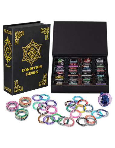 Anillos de Estado CZYY 96 PCS para D&D y RPGs