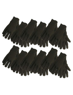 Guantes Jersey Marrón Midwest Gloves Grande Paquete 12