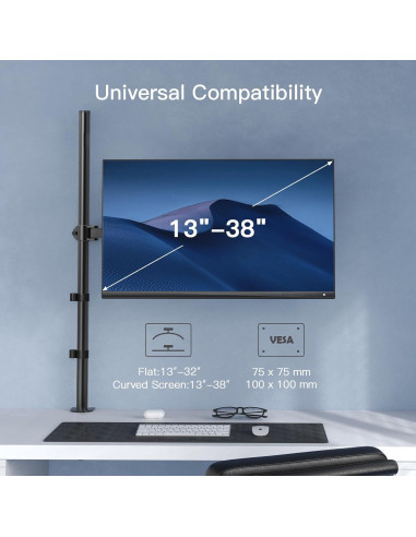 Soporte de Monitor HUANUO Ajustable 99 cm para 13-38"